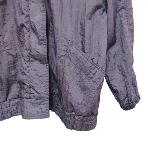 Totes Vintage Purple Hooded Lightweight Rain Coat Jacket Women's Size Medium M - Picture 2 of 7